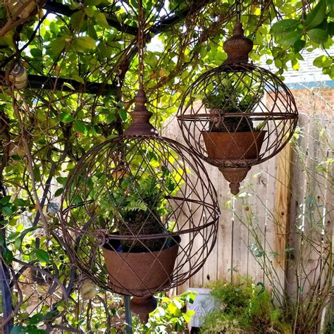 metal flatband fabric baskets hanging plant flower pot wilson fisher|Hanging Metal Plant Basket .